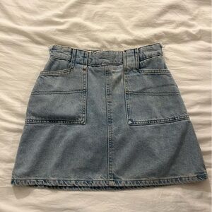 BDG Light Wash Denim Skirt